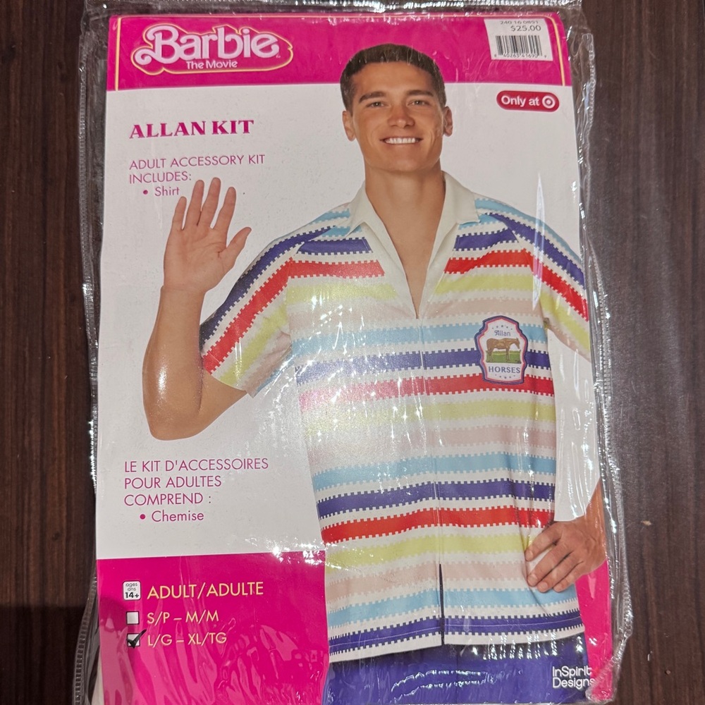Barbie The Movie Allan Kit with Vibrant Striped Shirt
In spirit design